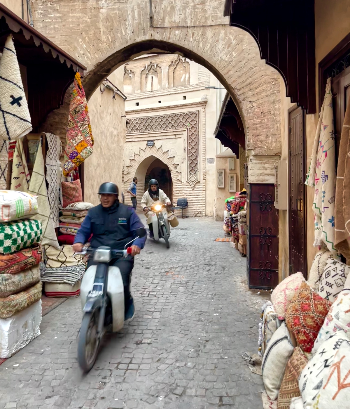 Tetris your way through narrow streets containing a continual flow of pedestrians, cars, donkey-driven carts, and mopeds. Walking anywhere is an adventure just in itself.